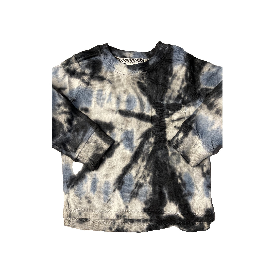 Sovereign Code Boys Black | White | Light Blue Long Sleeve T-Shirt Size: 2T Black | White | Light Blue