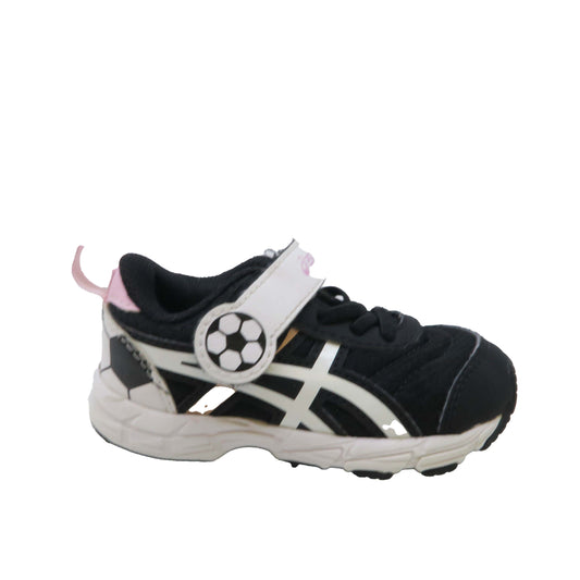 Asics Girls Black | White | Pink Sneakers Size: 6 Toddler Black | White | Pink