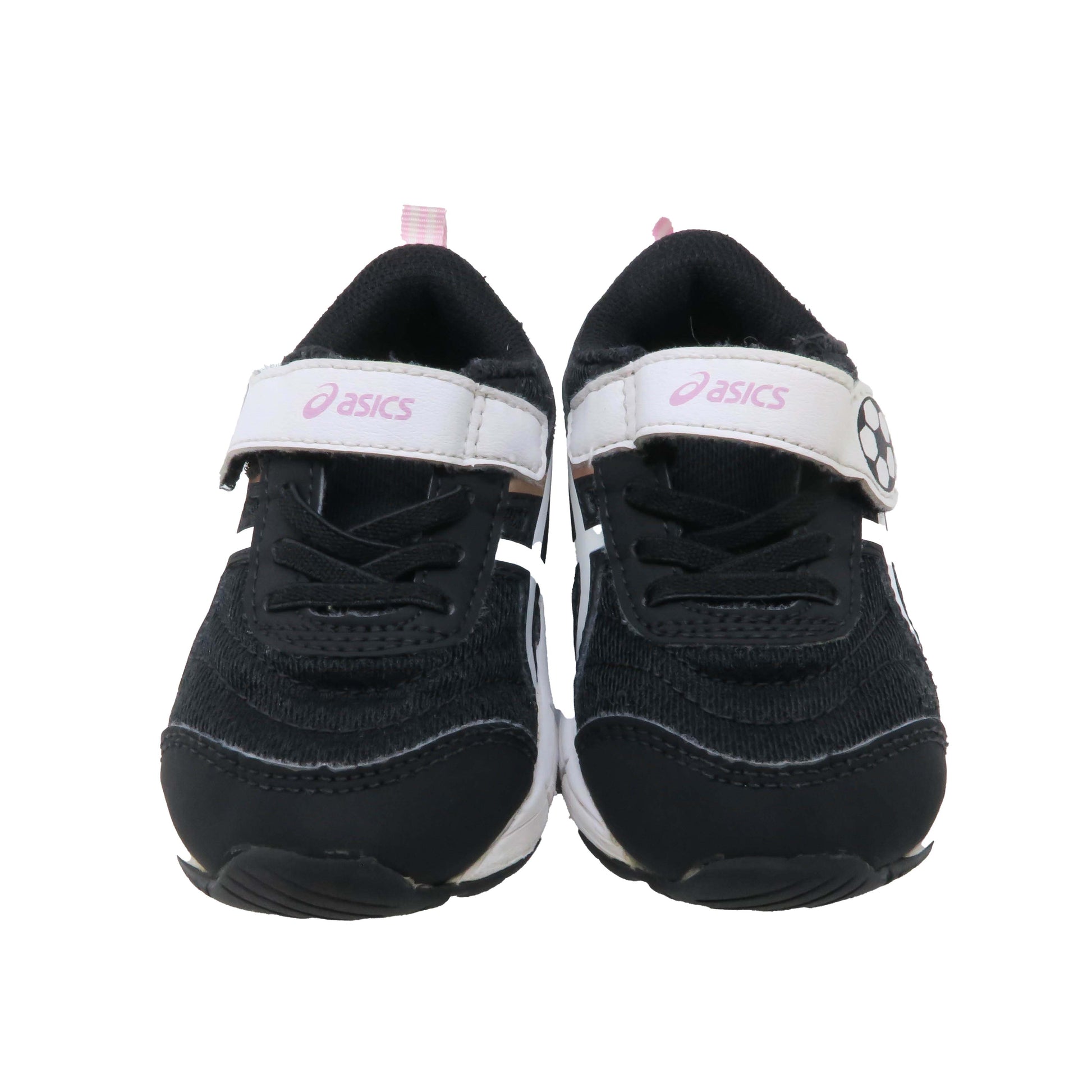 Asics Girls Black | White | Pink Sneakers Size: 6 Toddler Black | White | Pink