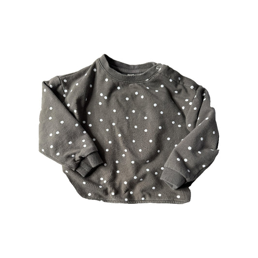 Quincy Mae Boys Black | White | polka dot Sweater Size: 6-12 months Black | White | polka dot