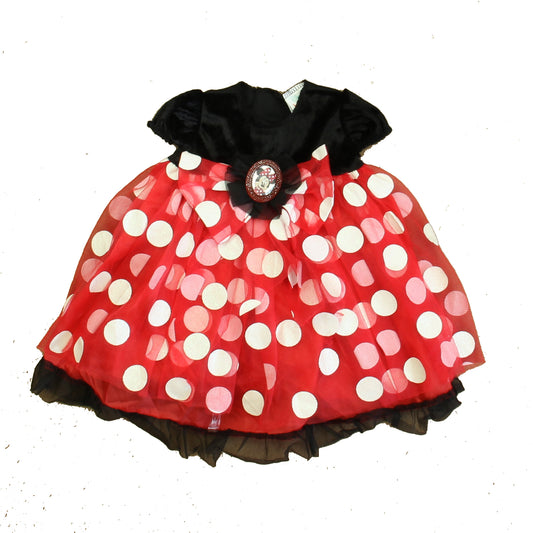 Disney Girls Black | White | Red Minnie Costume Size: 6-12 Months