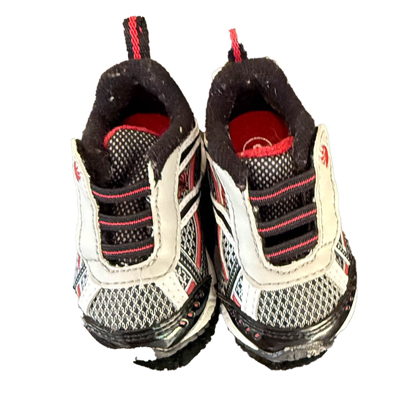 Athletic Works Boys Black | White | Red Sneakers Size: 2 Infant Black | White | Red