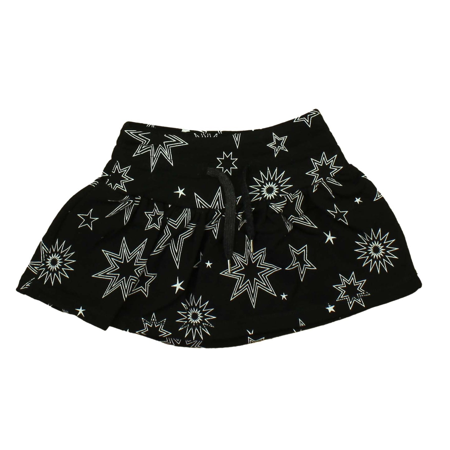 Rockets Of Awesome Girls Black | White | Stars Skirt Size: Toddler Girl Black | White | Stars
