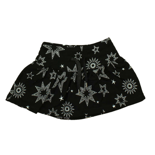 Rockets Of Awesome Girls Black | White | Stars Skirt Size: Toddler Girl Black | White | Stars