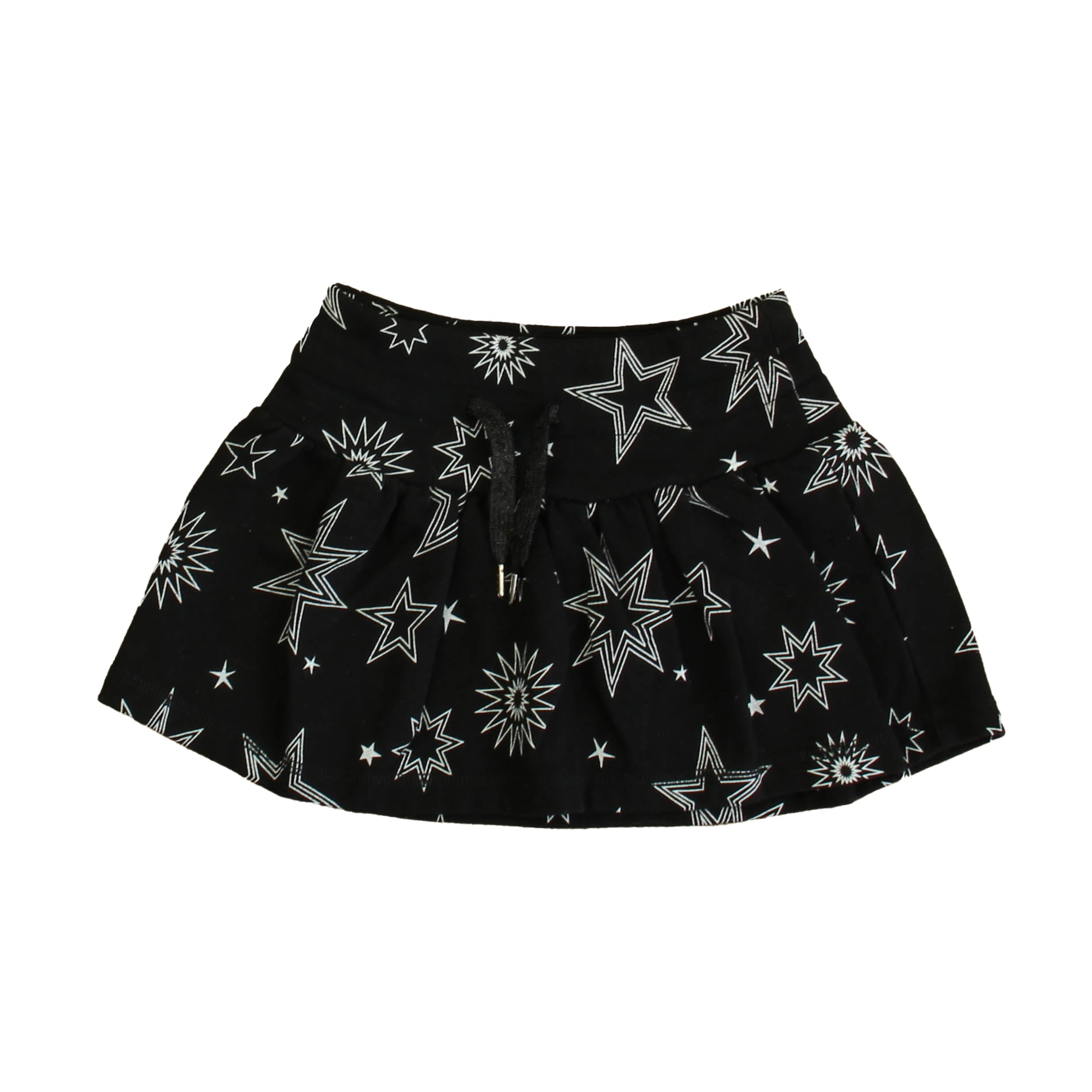Rockets Of Awesome Girls Black | White | Stars Skirt Size: 4T Black | White | Stars