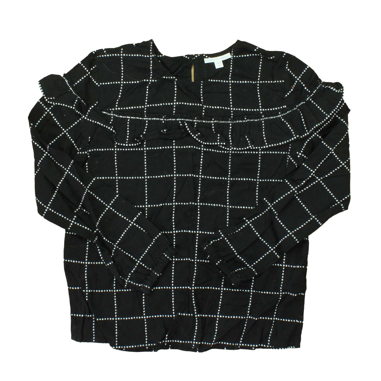 Rockets Of Awesome Girls Black | White | Stars Blouse Size: 12 Years Black | White | Stars