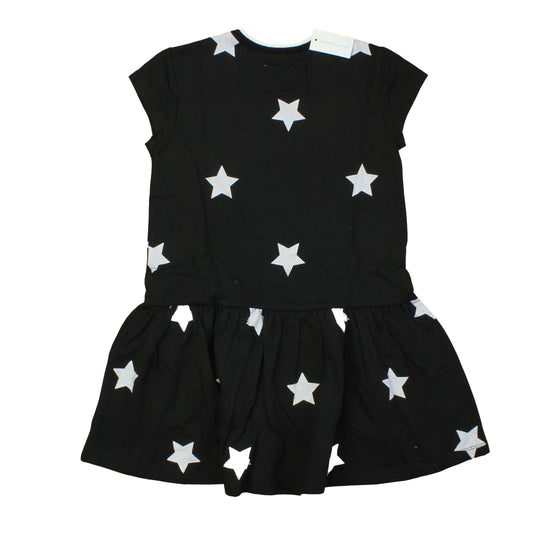 Rockets Of Awesome Girls Black | White | Stars Dress Size: 7 Years