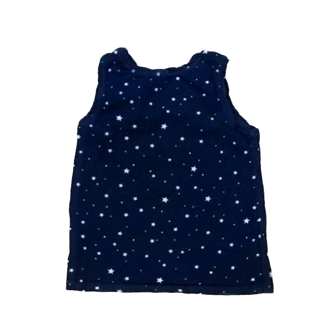 Rockets Of Awesome Girls Black | White Stars Short Sleeve Shirt Size: 6 - 7 Years Black | White Stars