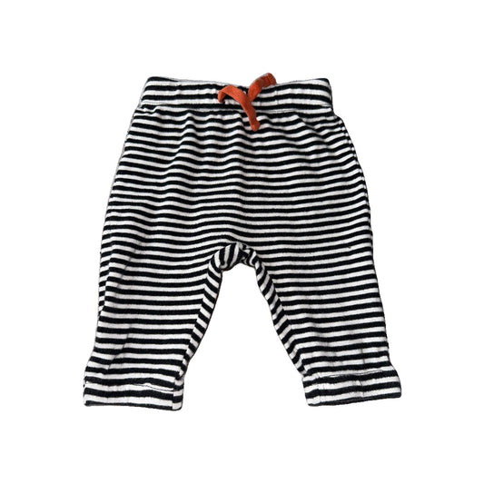 Gymboree Unisex Black | White | Stripe Pants Size: 6-12 months Black | White | Stripe