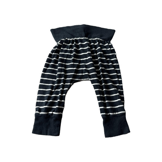 Nordstrom Unisex Black | White | Stripe Pants Size: 9-12 Months Black | White | Stripe