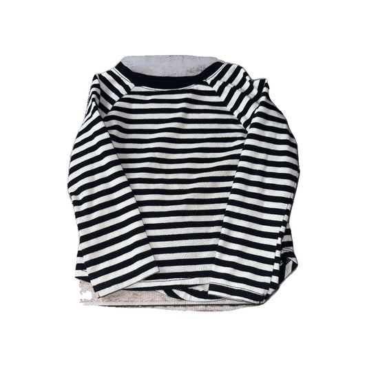 Cat & Jack Girls Black | White | Stripe Long Sleeve T-Shirt Size: 18 months Black | White | Stripe