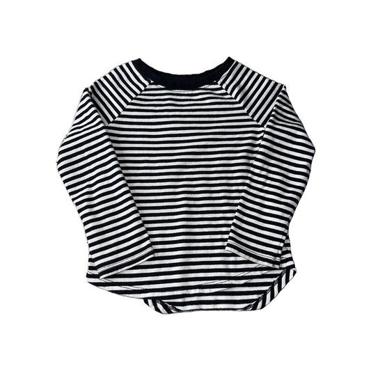 Cat & Jack Unisex Black | White | Stripe Long Sleeve Shirt Size: 3T Black | White | Stripe