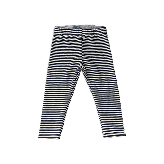 Cat & Jack Girls Black | White | Stripe Pants Size: 9 months Black | White | Stripe
