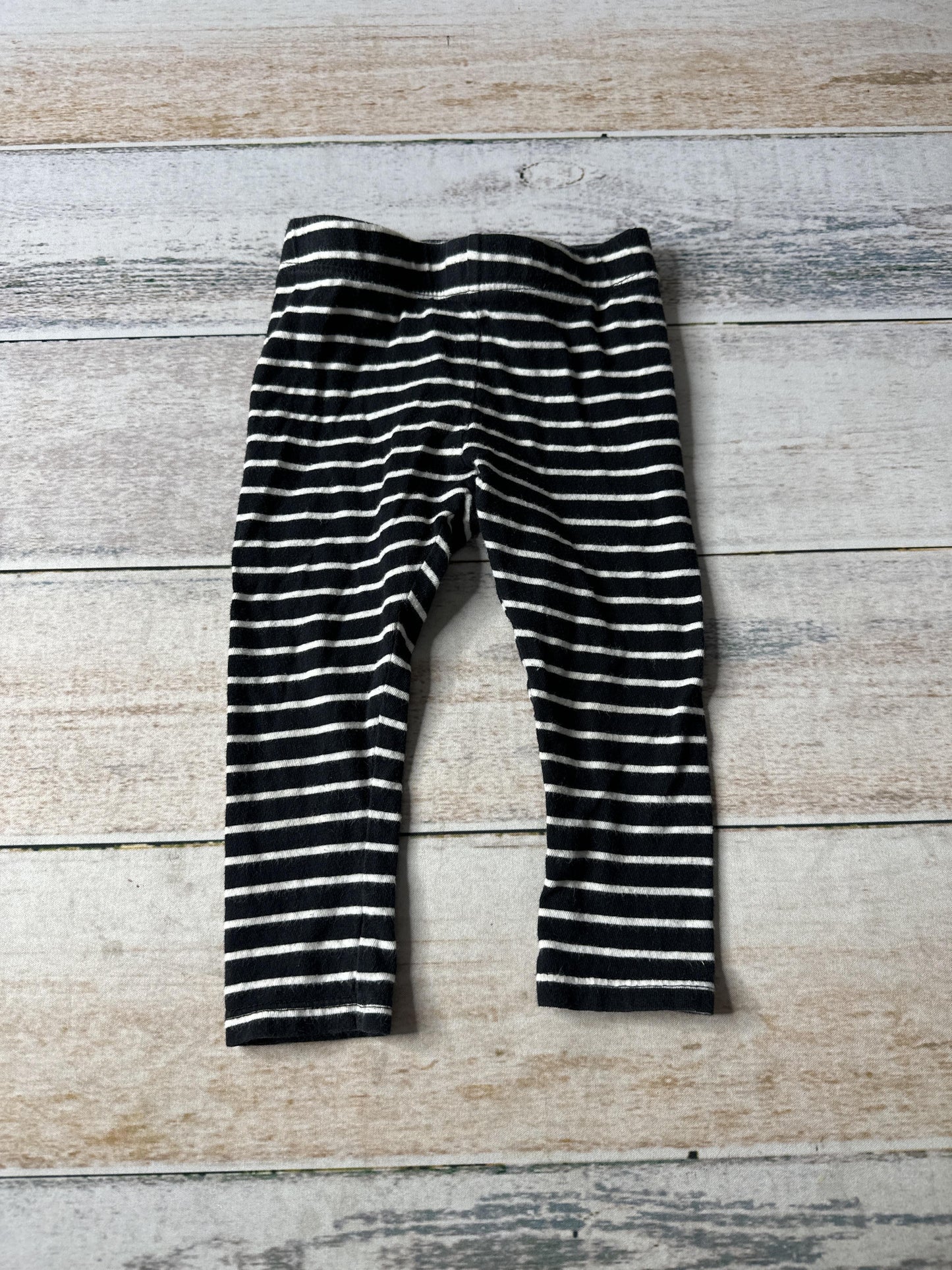 Harper Canyon Unisex Black | White | Stripe Pants Size: 12 months Black | White | Stripe