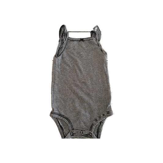 Carters Girls Black | White | Stripe Onesie Size: 12 months Black | White | Stripe