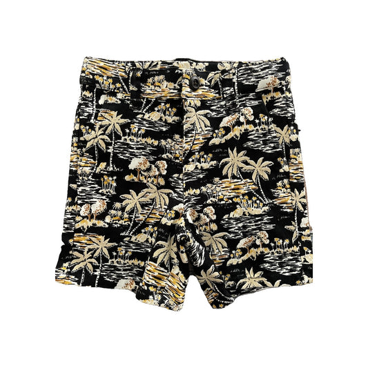 Janie and Jack Boys Black | White | Yellow Shorts Size: 2T Black | White | Yellow