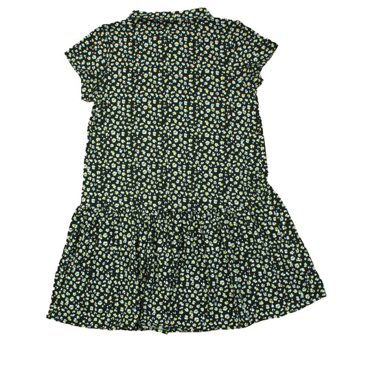 Rockets Of Awesome Girls Black | White | Yellow Dress Size: 12 Years Black | White | Yellow