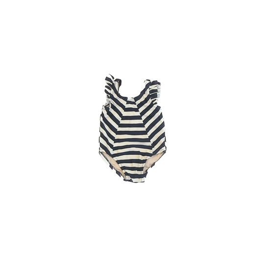 Tea Collection Girls Black | White 1-piece Swimsuit Size: 9-12 Months Black | White