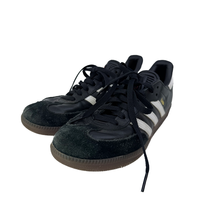 Adidas Boys Black | White Sneakers Size: 6 Mens Black | White