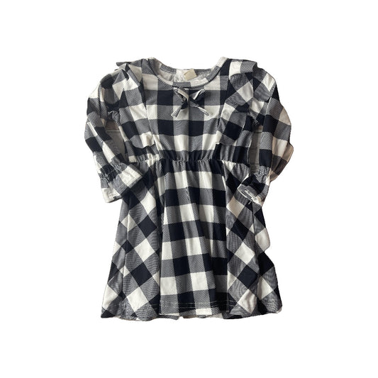Girls Black | White Dress Size: 18-24 months Black | White
