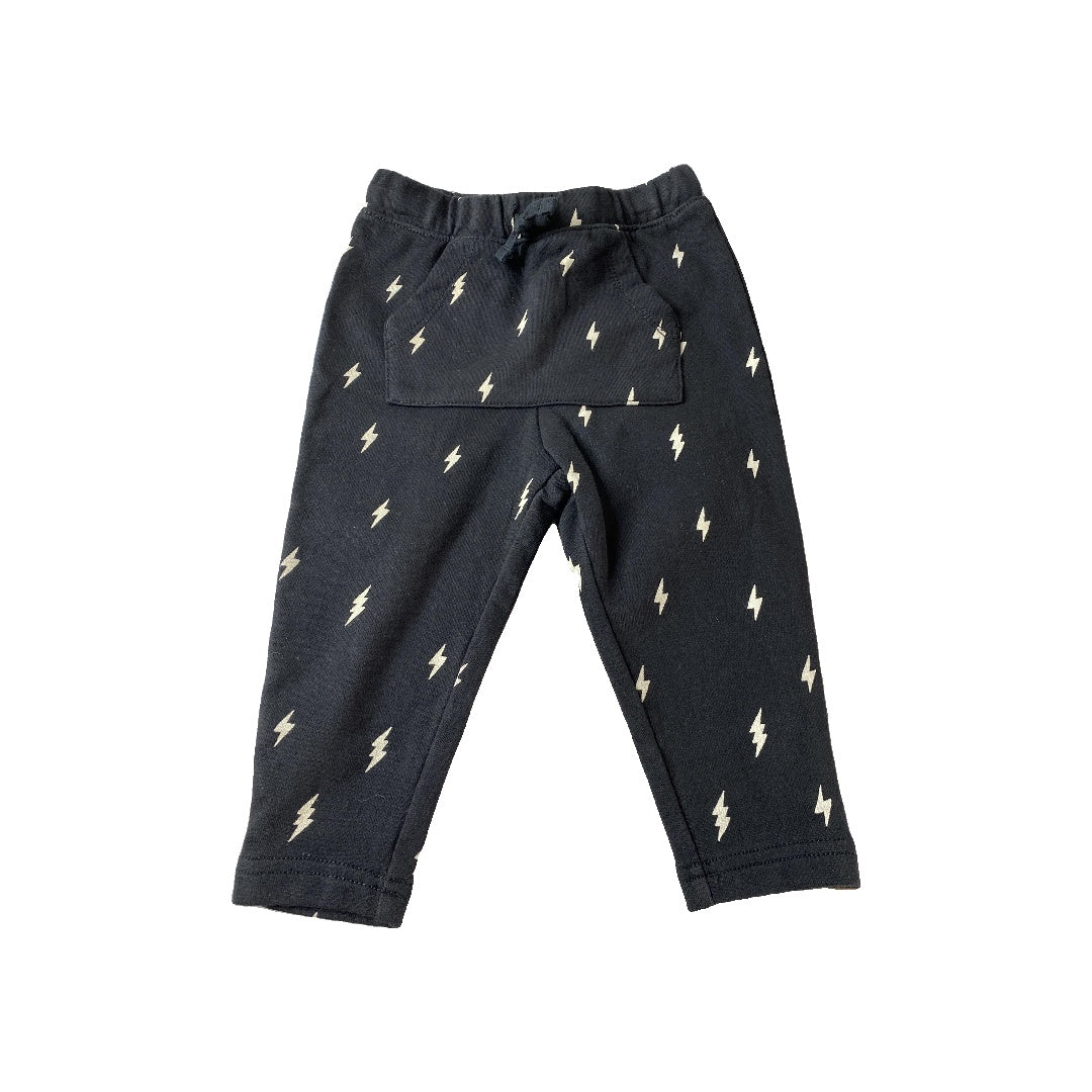 Tea Unisex Black | White Pants Size: 2T Black | White