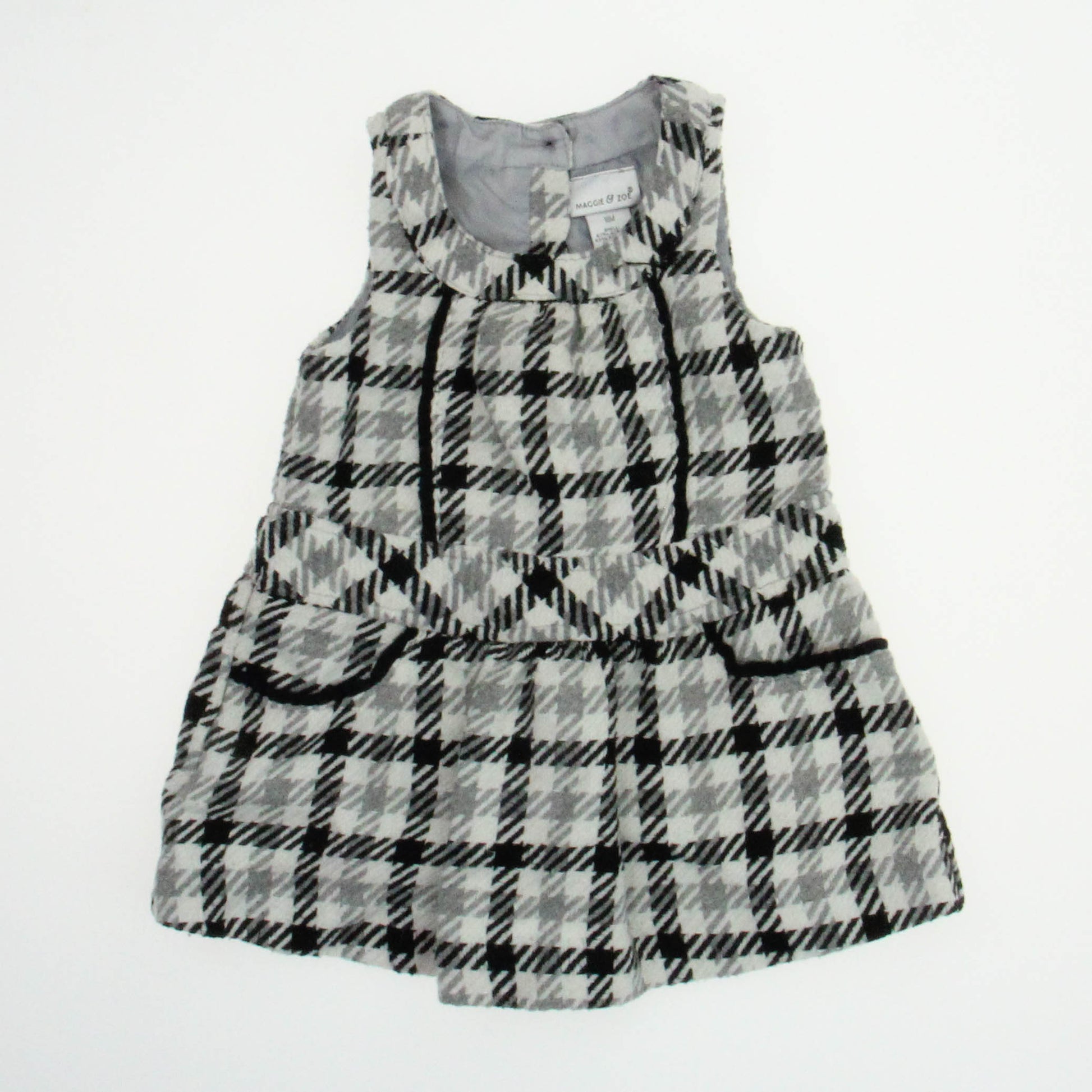 Maggie & Zoe Girls Black | White Jumper Size: 18 Months Black | White