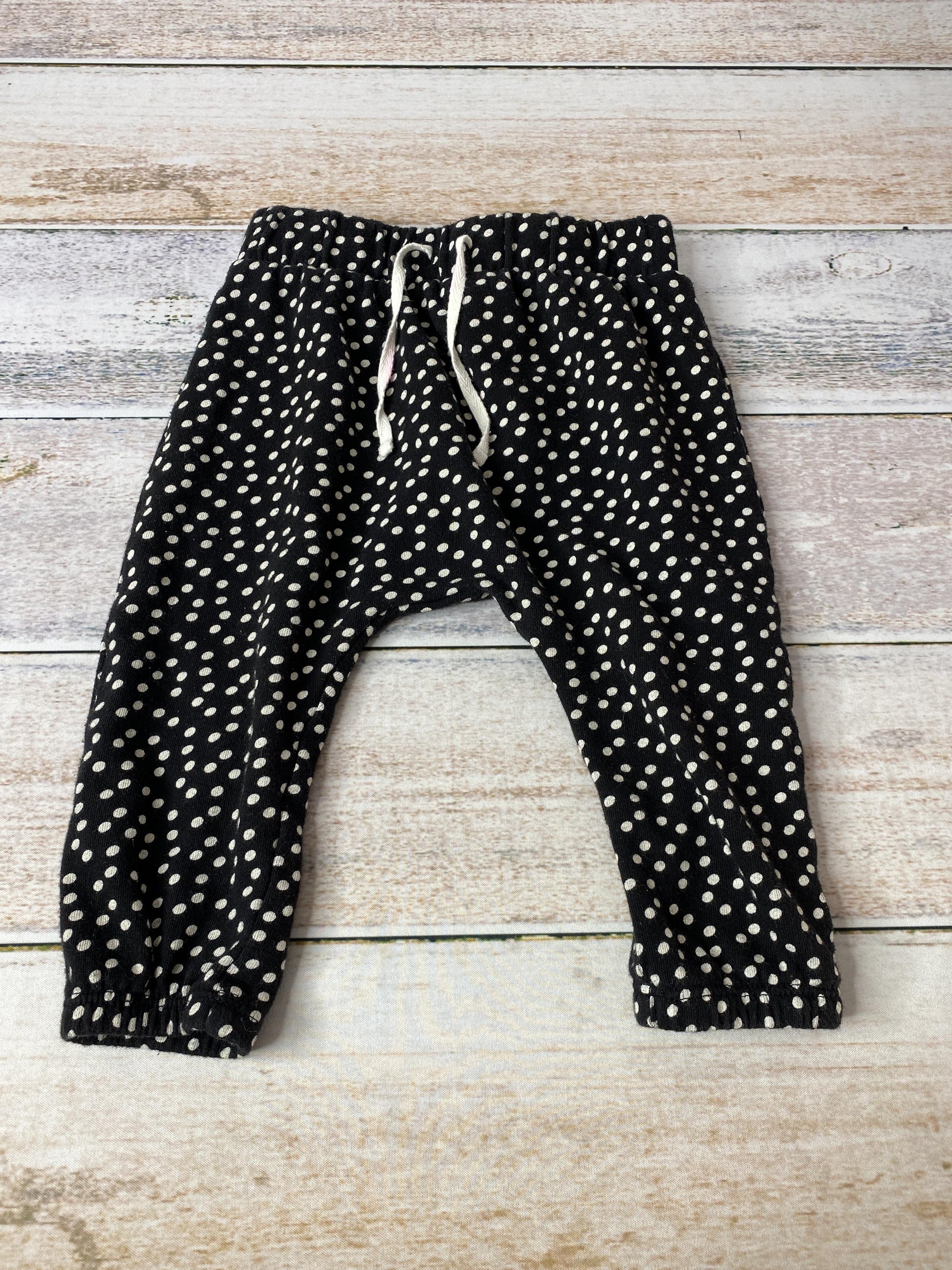 Harper Canyon Girls Black | White Pants Size: 18 months Black | White