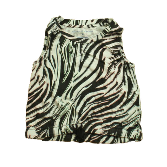 Rockets Of Awesome Girls Black | White Tank Top Size: 4T Black | White