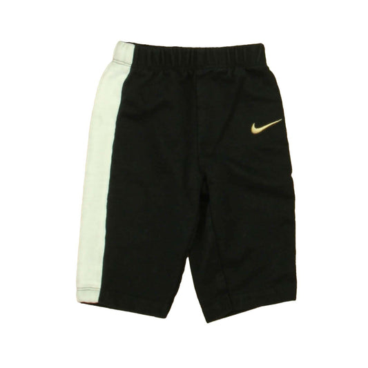 Nike Boys Black | White Casual Pants Size: 3-6 Months Black | White