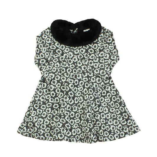 Janie and Jack Girls Black | White Dress Size: 2T Black | White