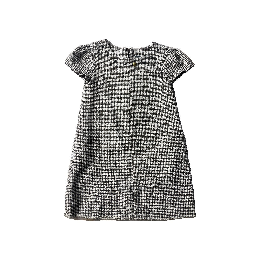 Zara Girls Black | White Dress Size: 3-4 Years Black | White