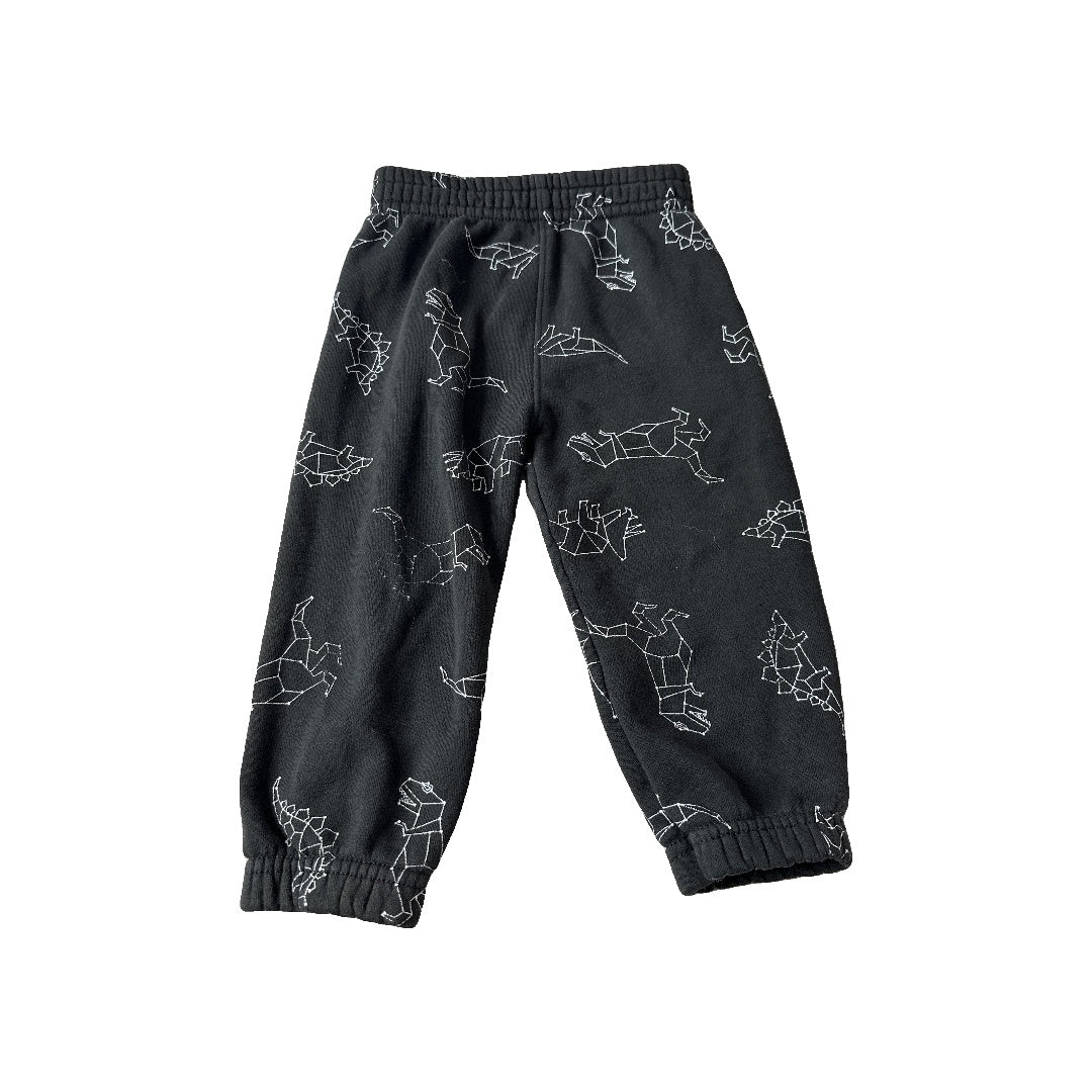 Garanimals Boys Black | White Athletic Pants Size: 2T Black | White