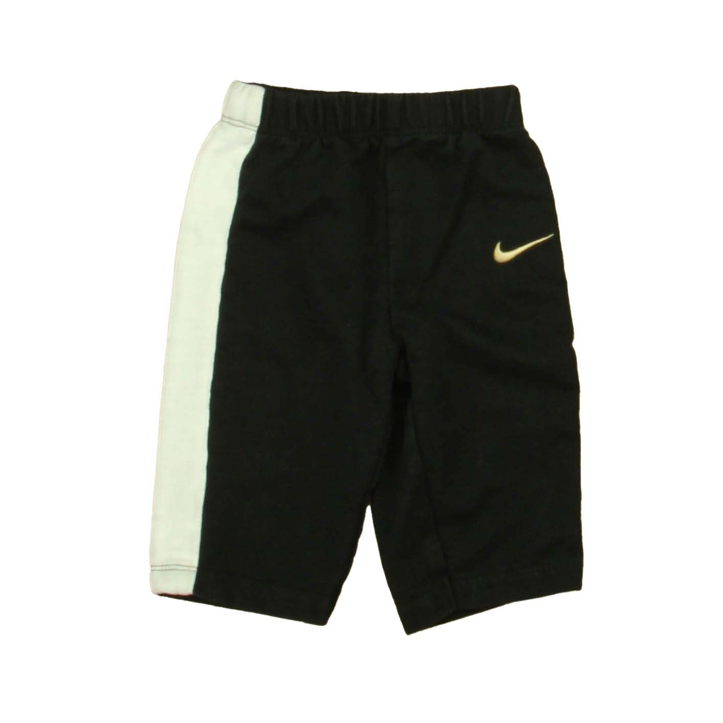 Nike Boys Black | White Casual Pants Size: 3-6 Months Black | White