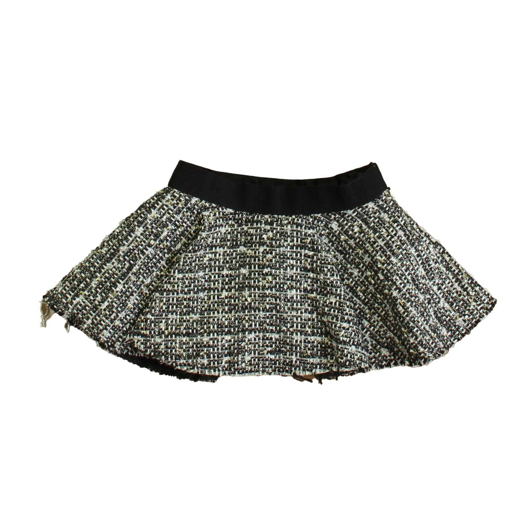 Milly Girls Black | White Skirt Size: 2T Black | White