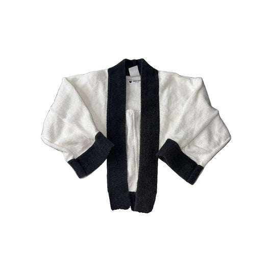 Gap Girls Black | White Cardigan Size: 2T Black | White