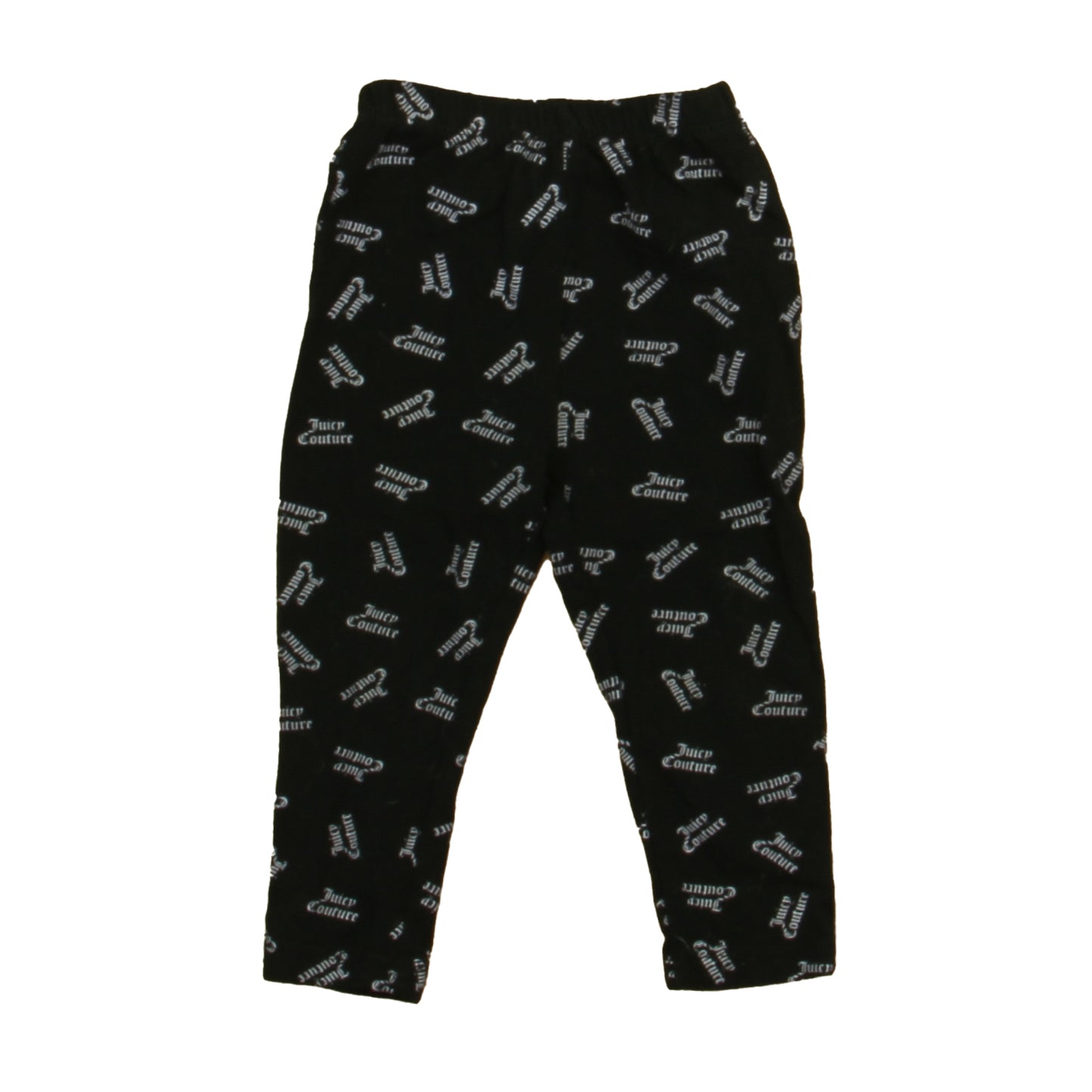 Juicy Couture Girls Black | White Leggings Size: 18 Months Black | White