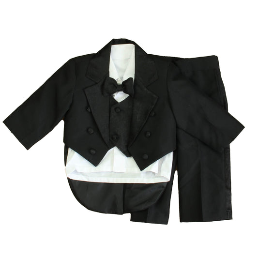 Generis Boys Black | White Special Occasion Outfit Size: 12 Months Black | White