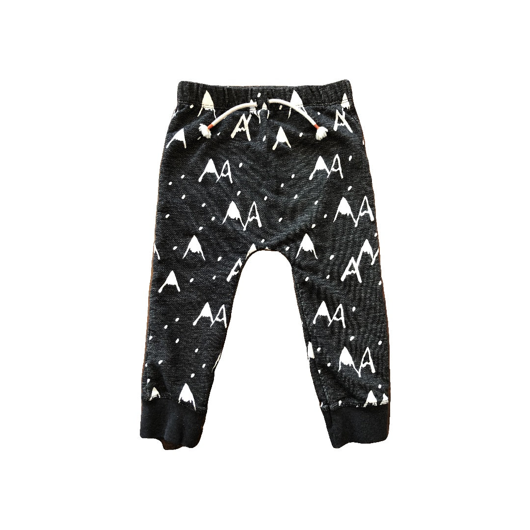 Oliver & Rain Boys Black | White Pants Size: 3T Black | White