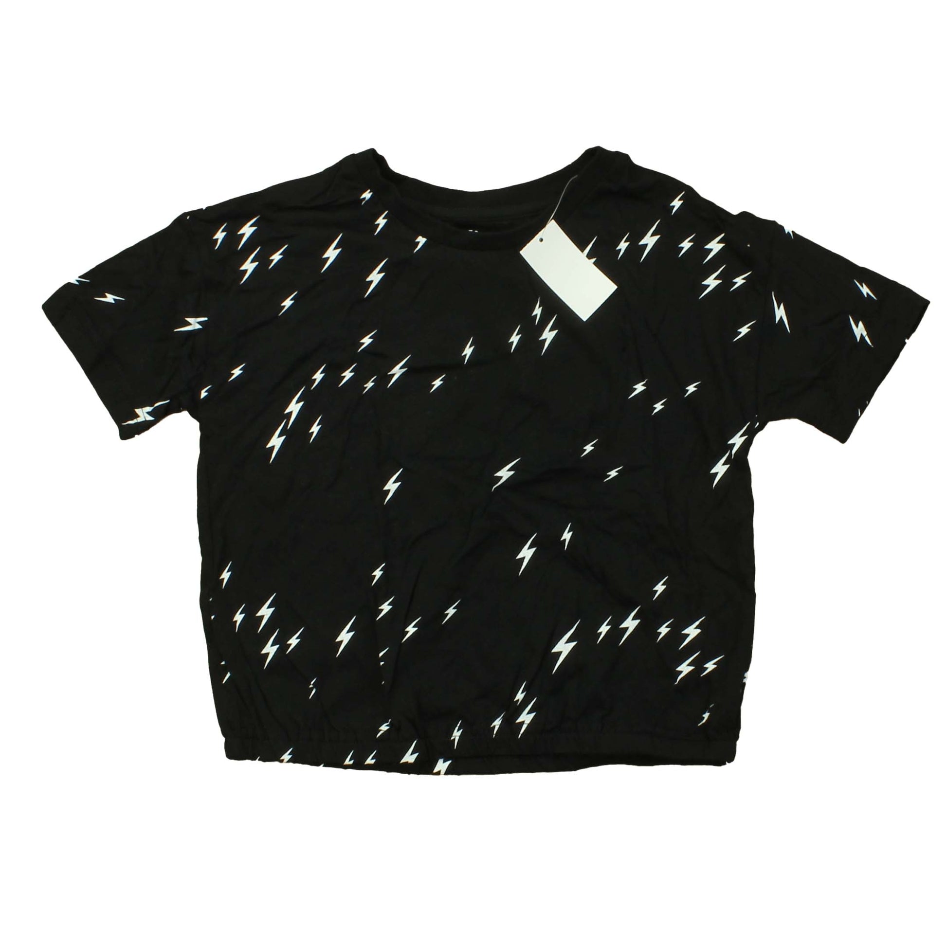 Rockets Of Awesome Girls Black | White T-Shirt Size: Big Girl Black | White