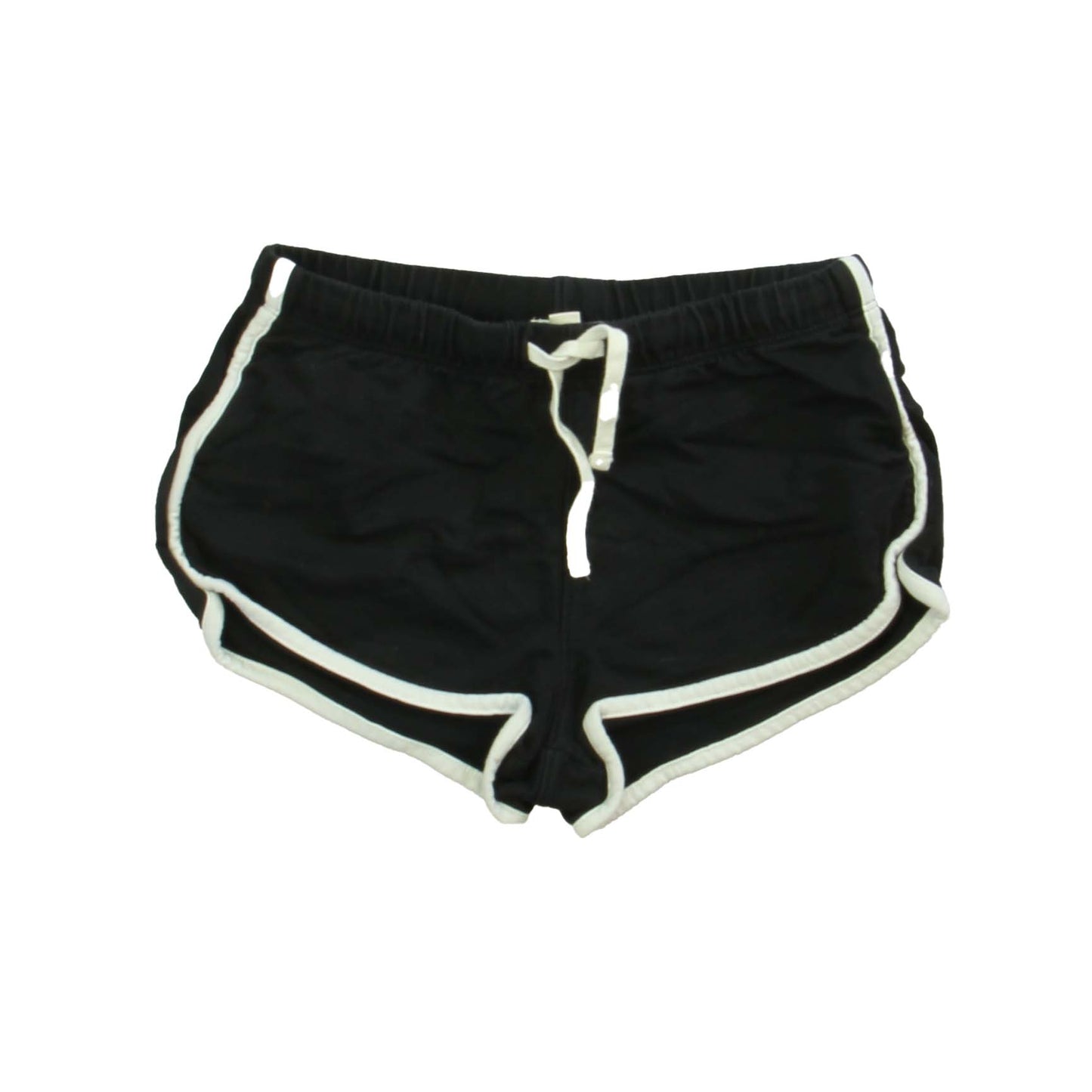 Tucker + Tate Girls Black | White Shorts Size: 7-8 Years