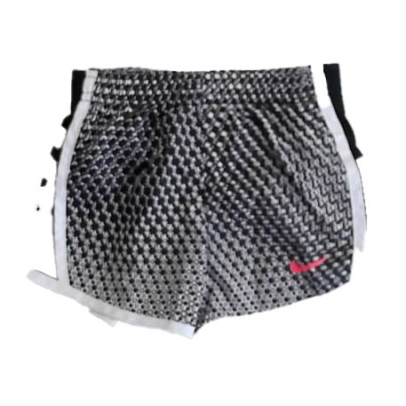 Nike Girls Black | White Athletic Shorts Size: 2T Black | White
