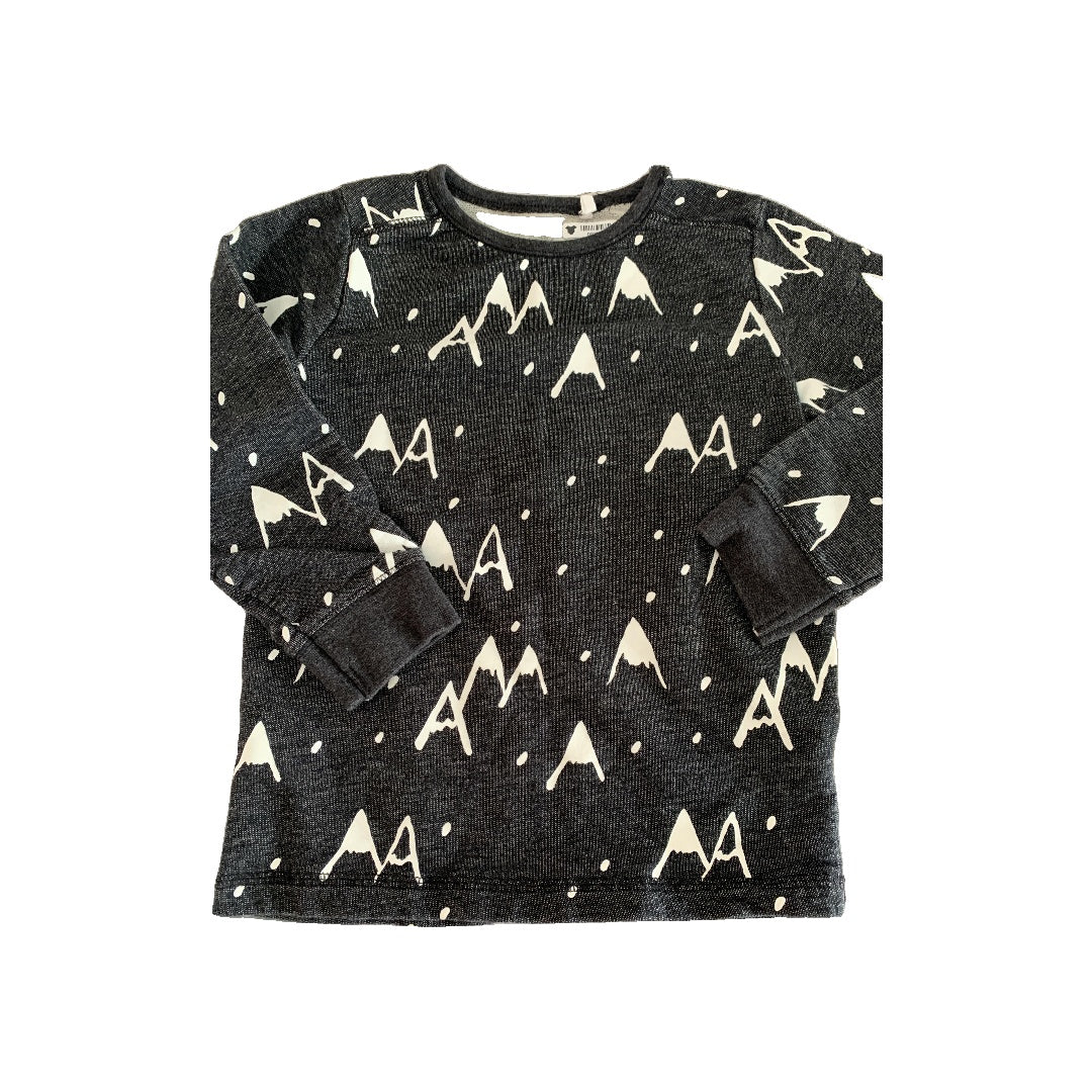 Oliver & Rain Boys Black | White Sweater Size: 3T Black | White