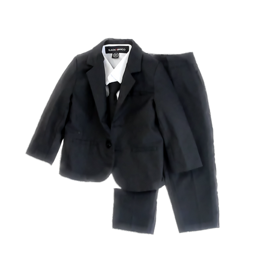 Black n BIanco Boys Black | White Special Occasion Outfit Size: 2T Black | White