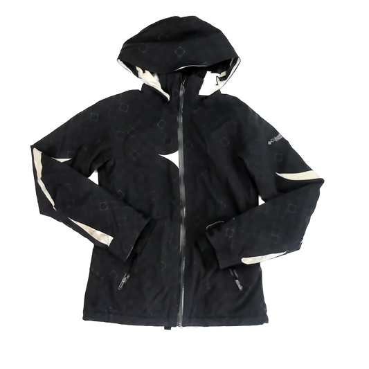 Columbia Girls Black | White Snow & Ski Coat Size: Small Black | White
