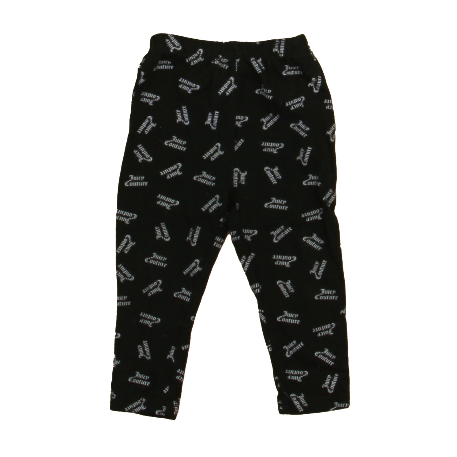 Juicy Couture Girls Black | White Leggings Size: 18 Months Black | White