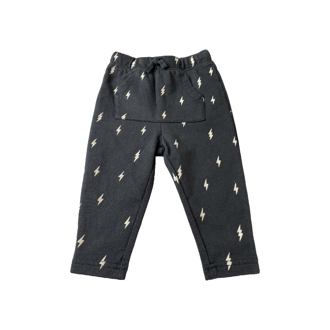 Tea Unisex Black | White Pants Size: 12-18 months Black | White