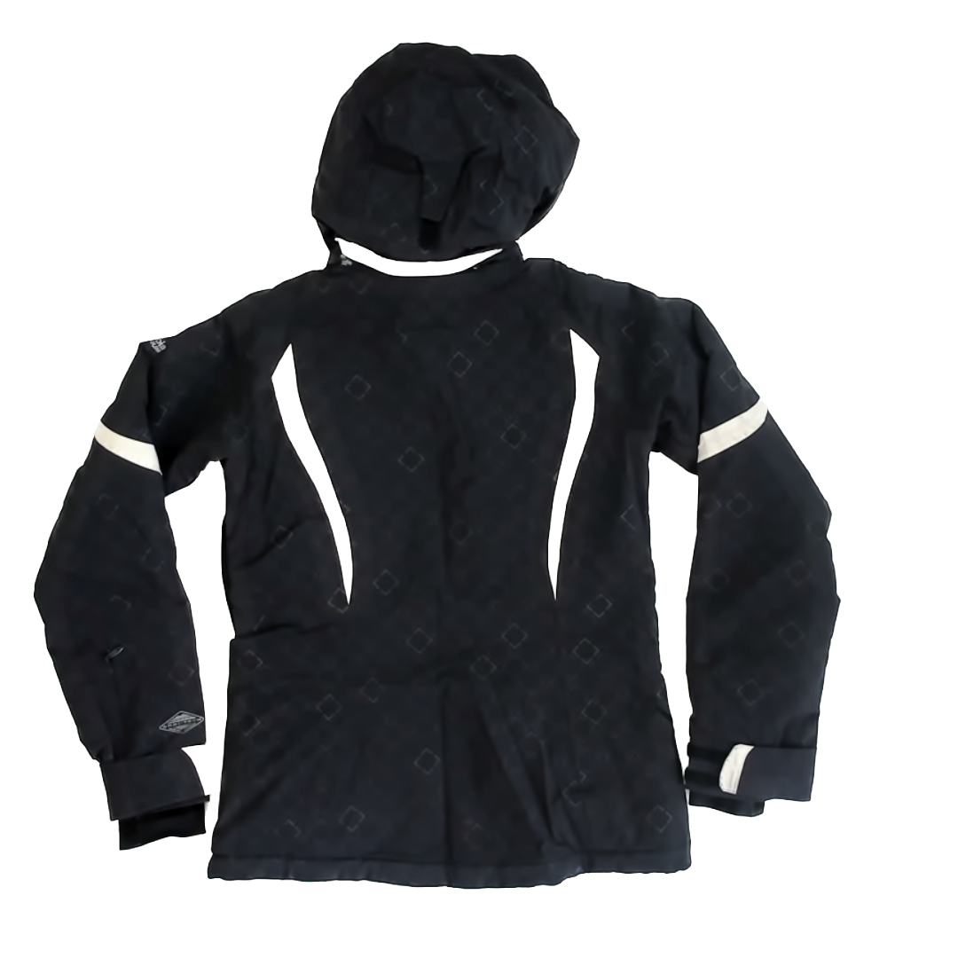 Columbia Girls Black | White Snow & Ski Coat Size: Small Black | White