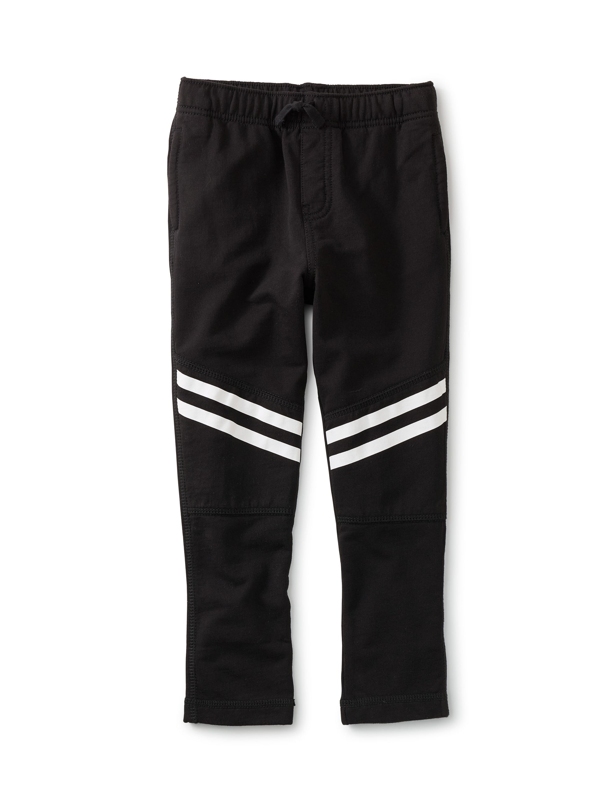 Tea Collection Boys Black | White Casual Pants Size: 12 Years Black | White