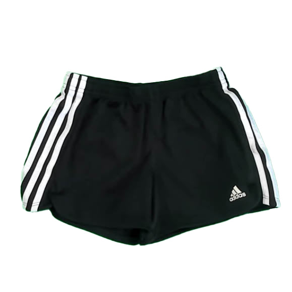 Adidas Girls Black | White Athletic Shorts Size: 10-12 Years Black | White