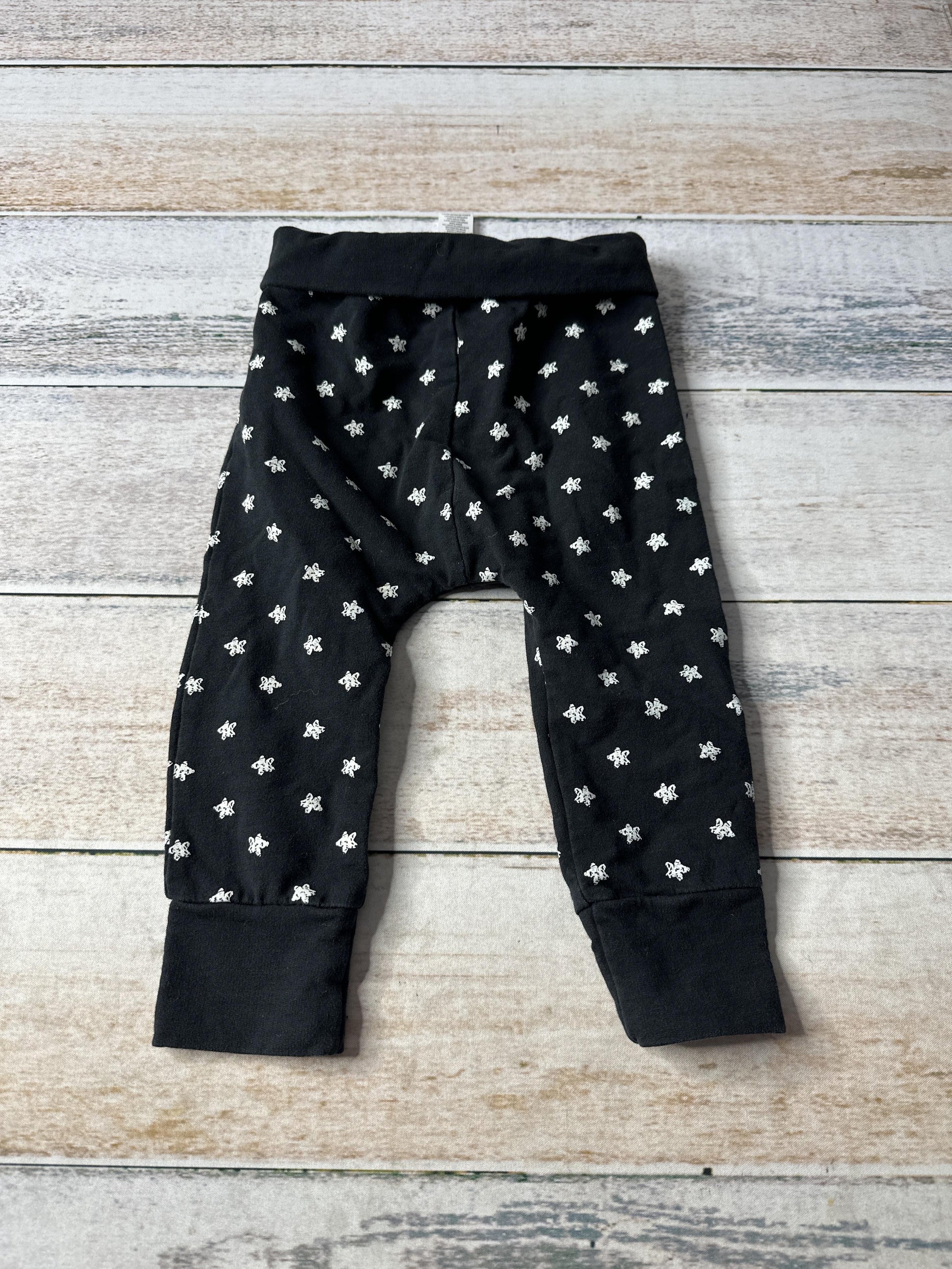 Focus Unisex Black | White Pants Size: 9 months Black | White
